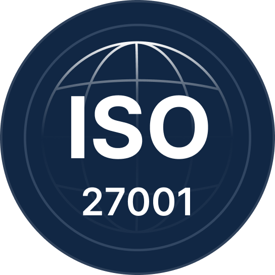 ISO 27001 compliance badge